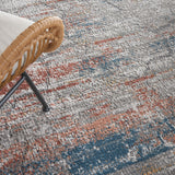 nourison rustic textures rus11 multicolor rug