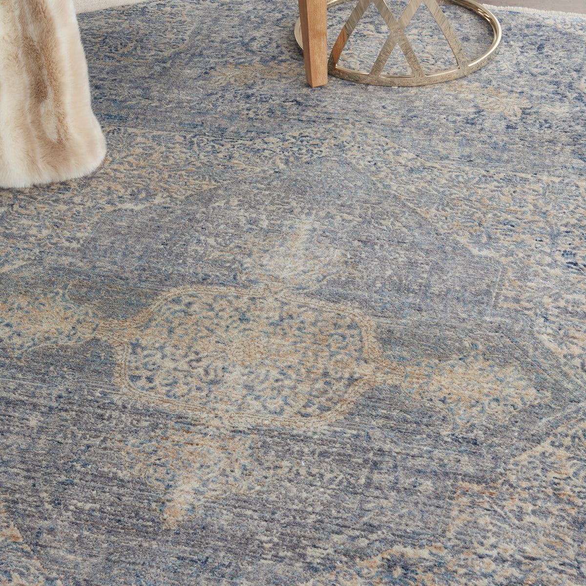nourison lustrous weave luw04 blue grey rug