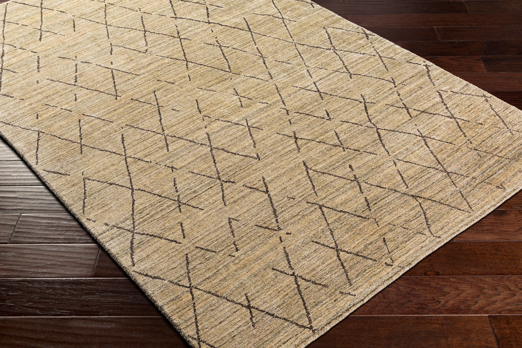 surya pokhara pok 2302 dark brown rug
