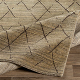 surya pokhara pok 2302 dark brown rug