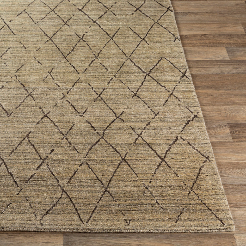surya pokhara pok 2302 dark brown rug