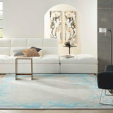Nourison Prismatic PRS22 Sea Mist/Blue Rug