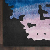 Nourison Prismatic PRS23 Black/Multi Rug