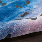 Nourison Prismatic PRS23 Black/Multi Rug