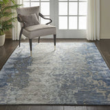 Nourison Prismatic PRS17 Denim Rug