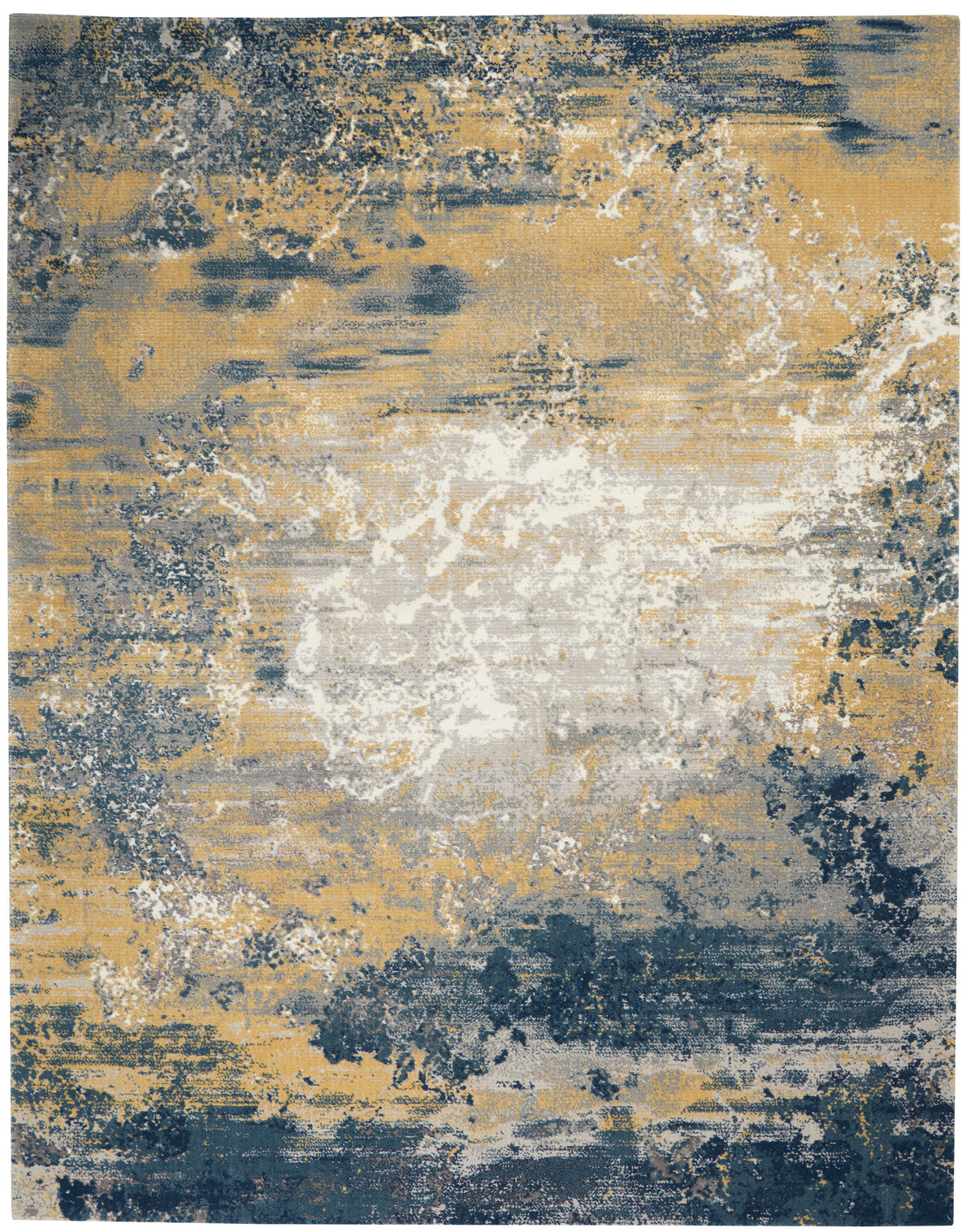 nourison twilight twi22 navy gold rug