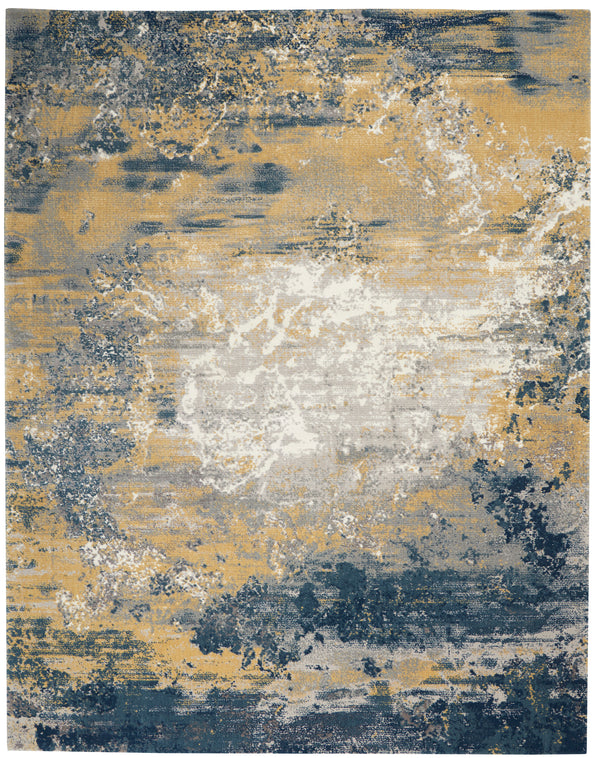 nourison twilight twi22 navy gold rug