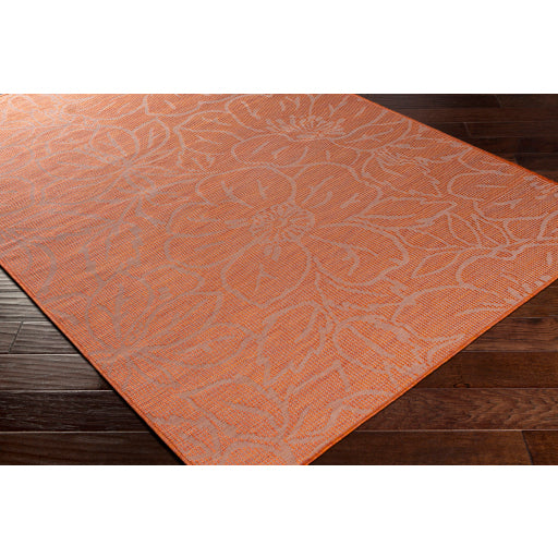 surya pasadena psa 2328 bright orange rug