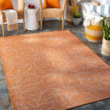 surya pasadena psa 2328 bright orange rug