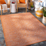 surya pasadena psa 2360 burnt orange rug