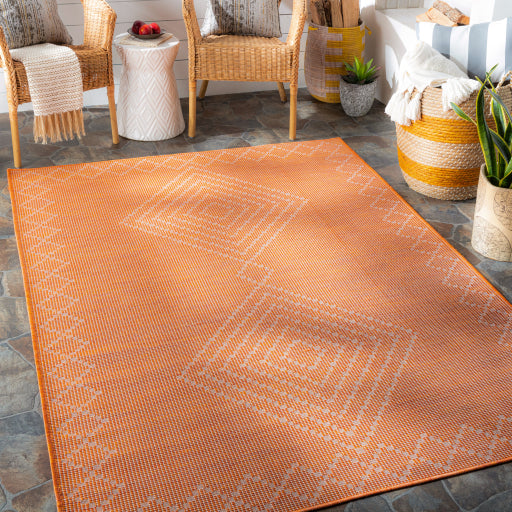 surya pasadena psa 2371 burnt orange rug