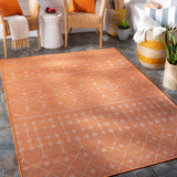 surya pasadena psa 2377 burnt orange rug