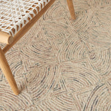 nourison interlock itl05 ivory multi rug