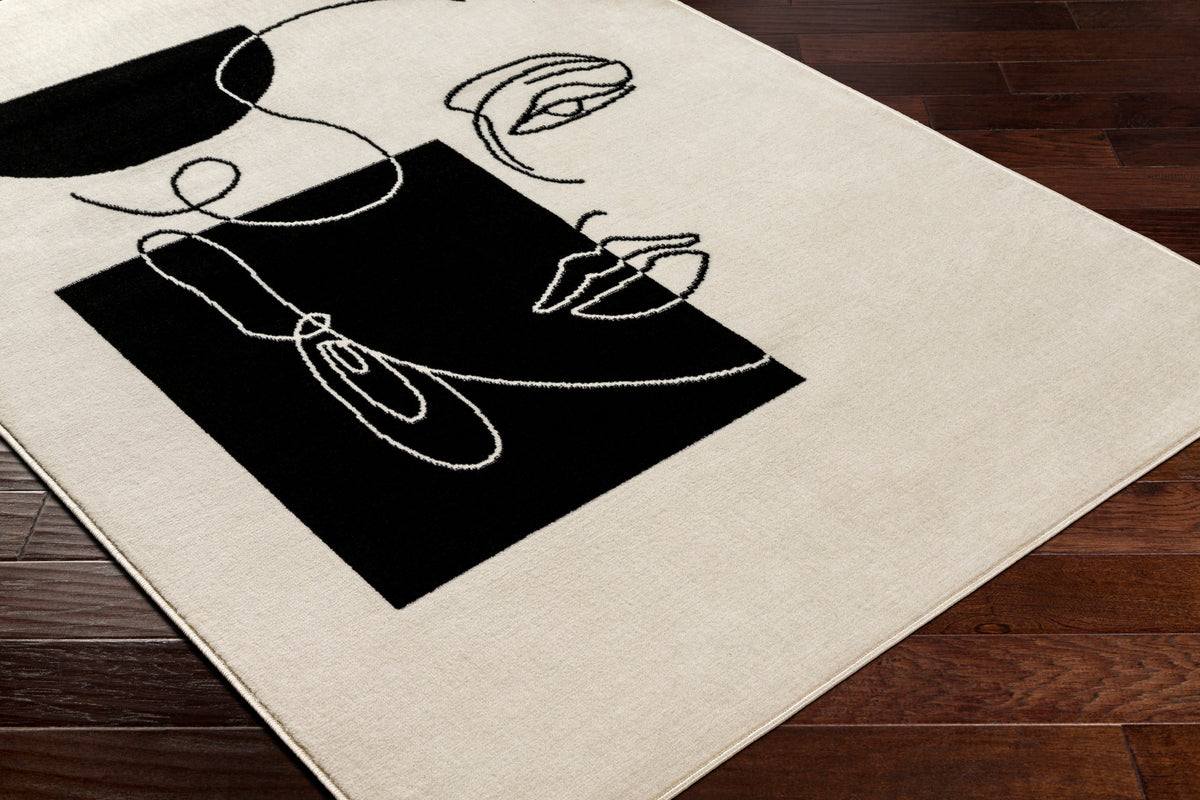 surya pisa pss 2347 light grey rug