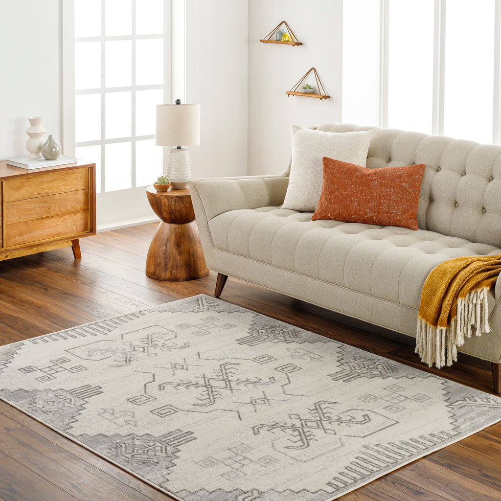 surya pisa pss 2360 light grey rug