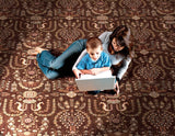 Rugs Done Right Custom Grand Parterre PT02 Brown Rug