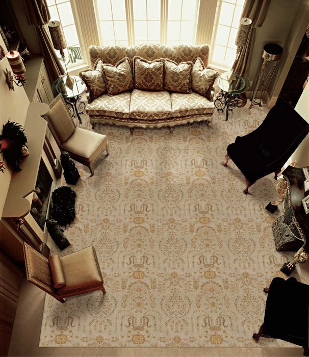 Rugs Done Right Custom Grand Parterre PT02 Quarry Rug