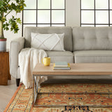 nourison life styles sh018 white pillow