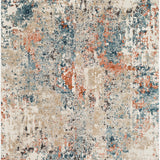 Rectangular Surya Pune Teal Rug | Indoor Rugs | Rugs Done Right