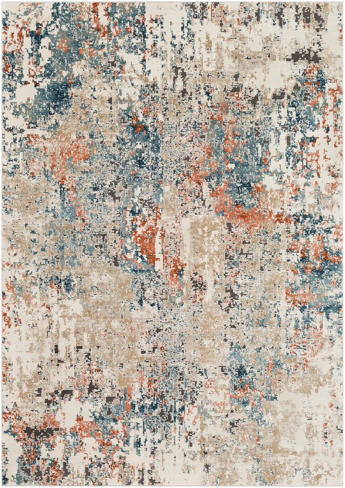 Rectangular Surya Pune Teal Rug | Indoor Rugs | Rugs Done Right