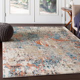 Surya Pune Teal Synthetic Rug | Brown Rugs | Rugs Done Right
