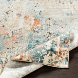 Rectangular Surya Teal Rug | Beige Rugs | Rugs Done Right