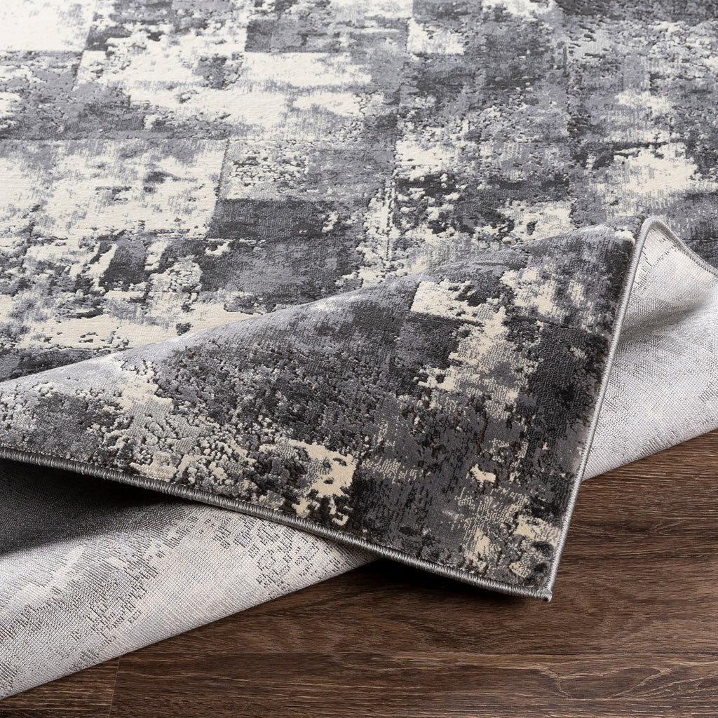 surya rug co pune pun 2306 charcoal rug