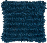 nourison shag dl658 navy pillow