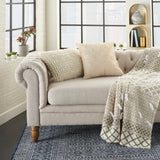 nourison life styles st131 ivory gold pillow