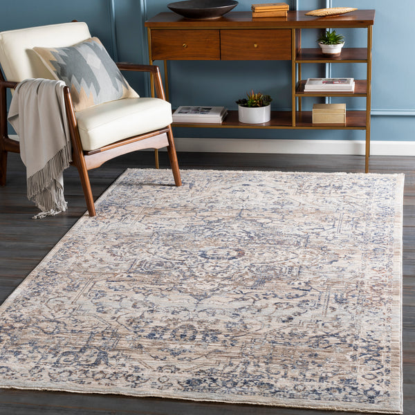 Surya Palazzo Navy Rug | Indoor Rugs | Rugs Done Right 