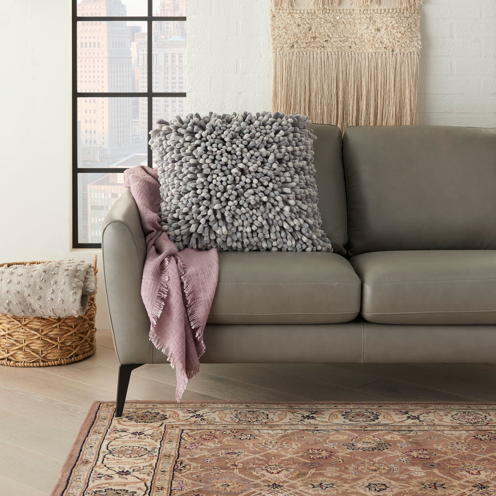 nourison sofia ys103 grey pillow