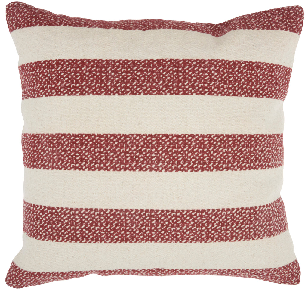 nourison life styles dl508 red pillow