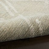 nourison venosa vsn01 green ivory rug