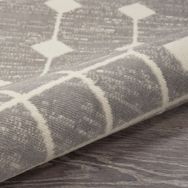 nourison grafix grf37 grey rug