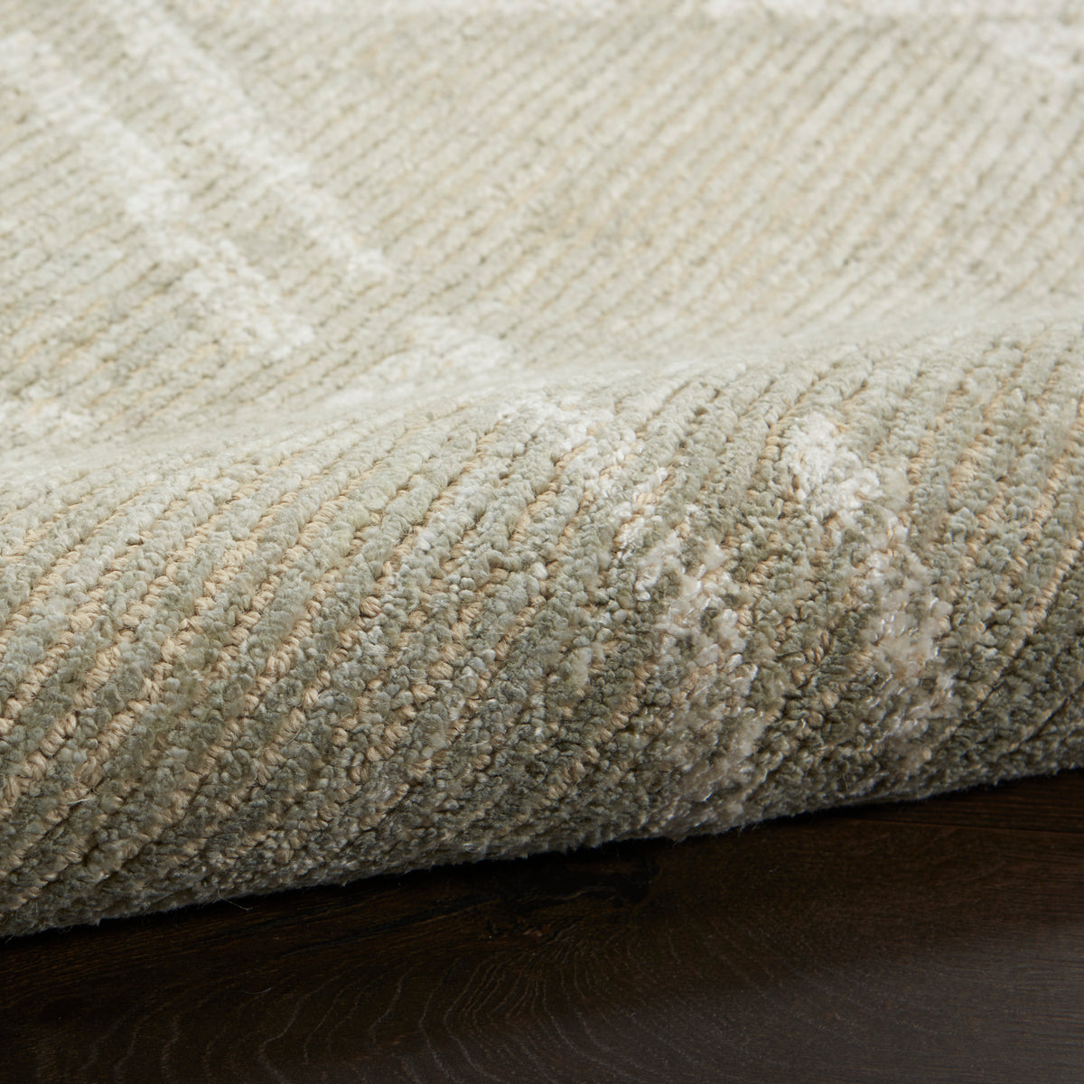 nourison venosa vsn01 green ivory rug