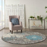 nourison passion psn17 charcoal blue rug