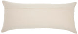 nourison natural leather hide s2432 rose pillow