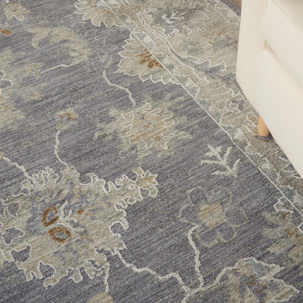nourison infinite ift03 charcoal rug
