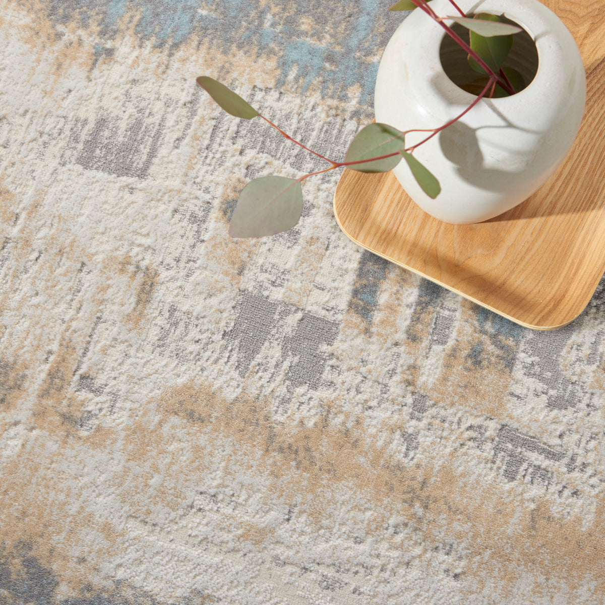 nourison ck005 enchanting ech02 ivory seaglass rug