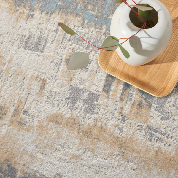 nourison ck005 enchanting ech02 ivory seaglass rug
