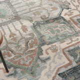 nourison parisa psa01 grey sage rug