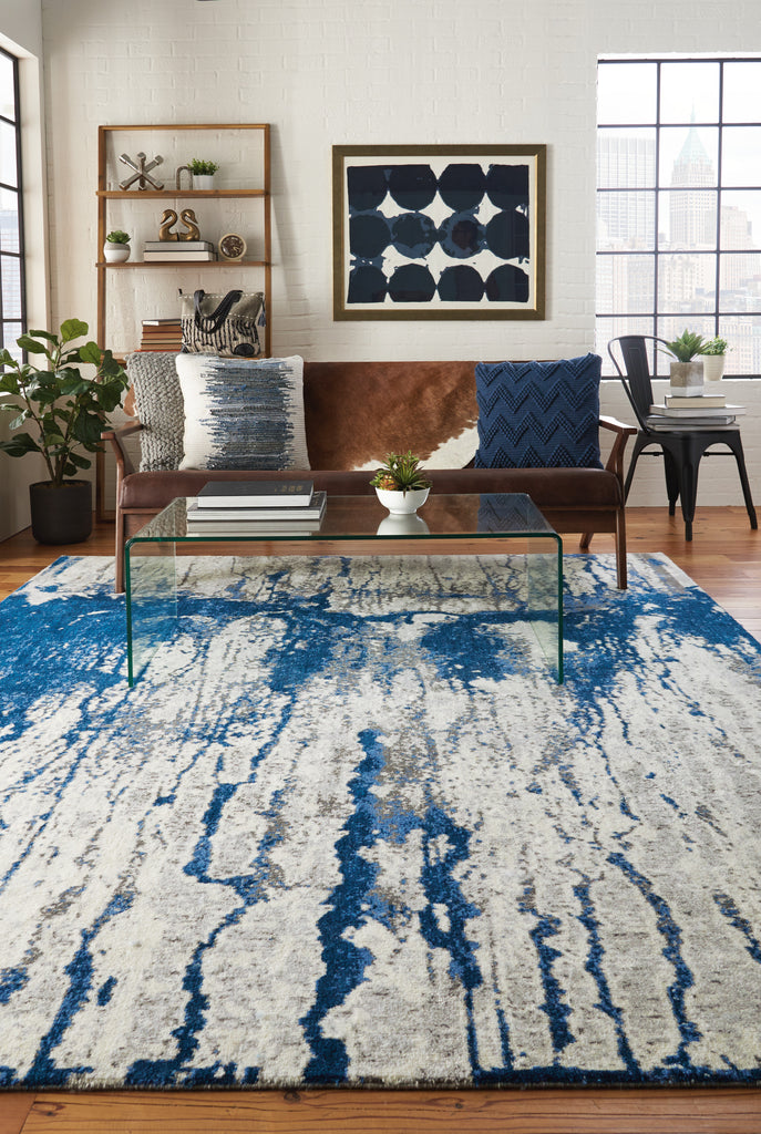 nourison twilight twi29 ivory blue rug