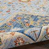 nourison majestic mst03 light blue rug