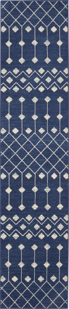 nourison grafix grf37 navy rug