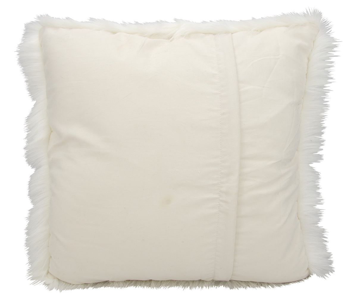 nourison fur fl100 white pillow