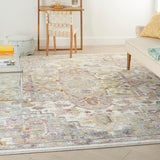 nourison soraya sor04 ivory multi rug