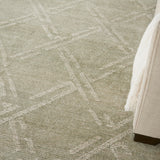 nourison venosa vsn01 green ivory rug