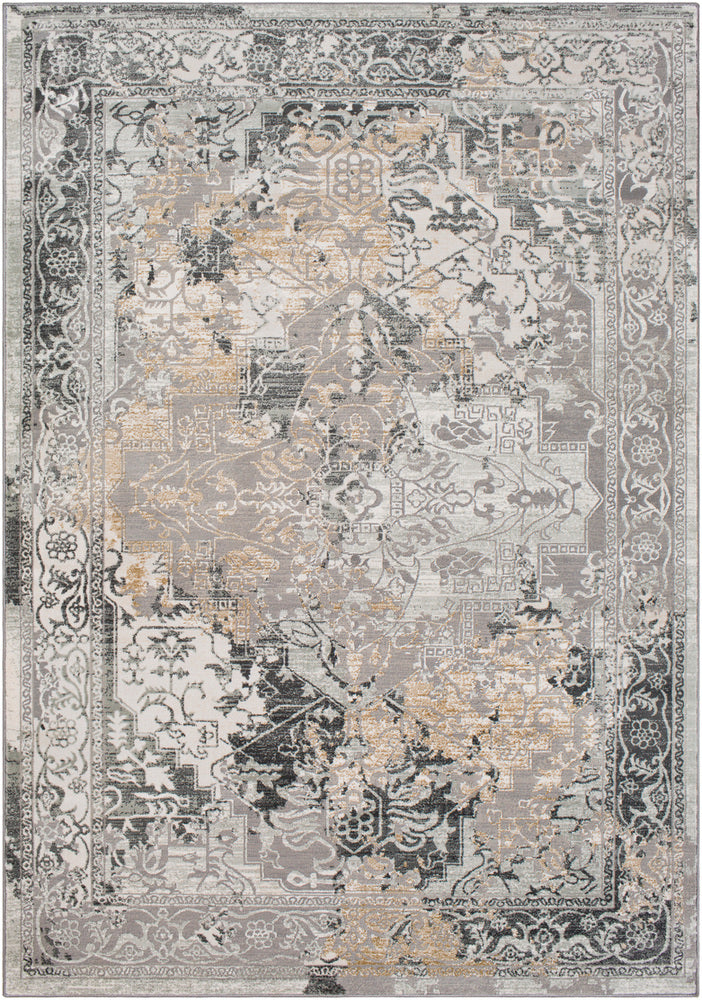 Surya Closeout Quatro QUA-2304 Medium Gray Rug