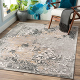 Surya Closeout Quatro QUA-2304 Medium Gray Rug