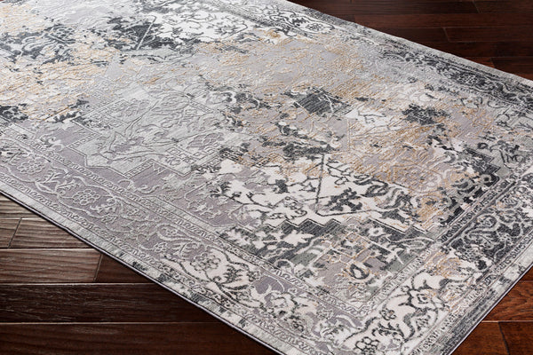Surya Closeout Quatro QUA-2304 Medium Gray Rug